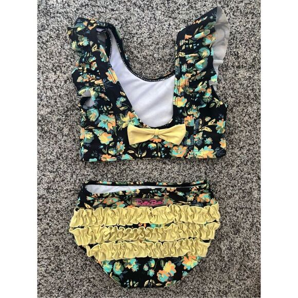 ❤️RuffleButts Baby Girl Swimsuit 3T - Picture 2 of 4
